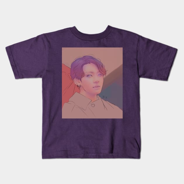 Jungkook's winter Kids T-Shirt by Pengvin-Masha